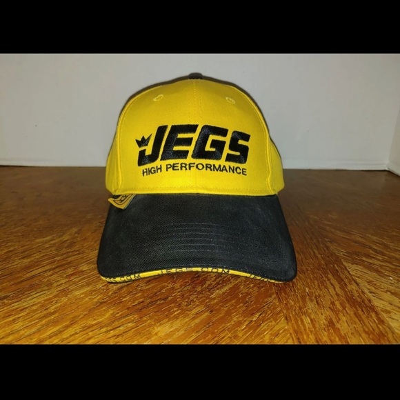 JEGS High Performance Yellow Black Ball Trucker - Picture 2 of 6